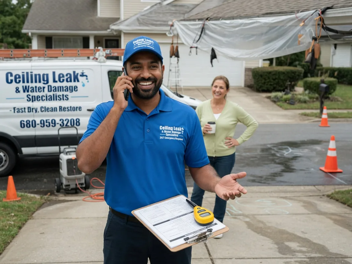Ceiling Leak Cleanup Port Republic, MD FAQs